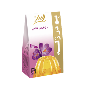 پودر ژله زعفرانی فرمند 100 گرمی