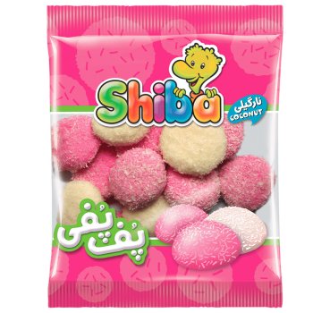 پف پفی نارگیلی شیبا 50 گرمی