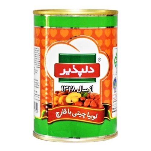 کنسرو لوبیا چیتی با قارچ دلپذیر 420 گرمی