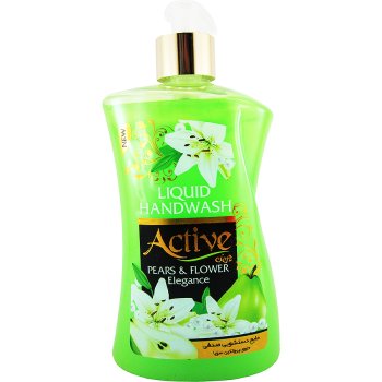 مایع دستشویی صدفی سبز اکتیو 450 گرمی