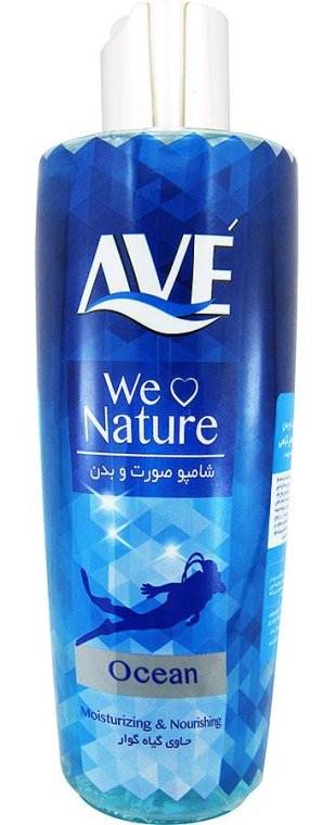 شامپو بدن شفاف حاوی عصاره برگ چای سبز اوه 400 گرمی