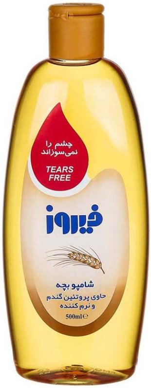 شامپو بچه حاوی پروتئین گندم فیروز 500 میلی لیتری