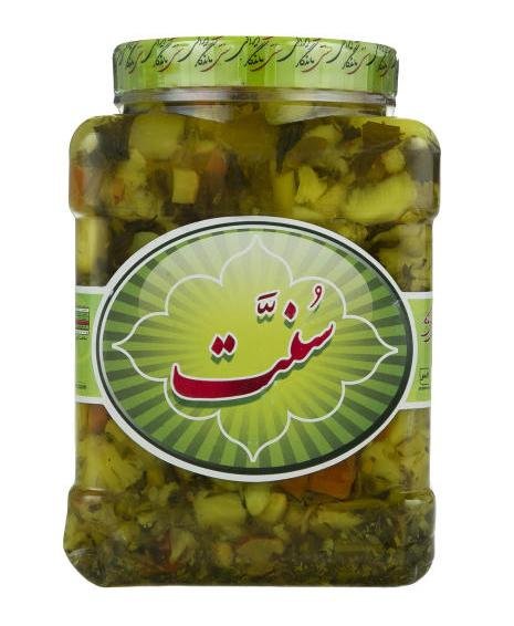 ترشی مخلوط (هفت بیجار) سنت 1200 گرمی