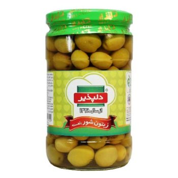 زیتون شور با هسته دلپذیر 660 گرمی