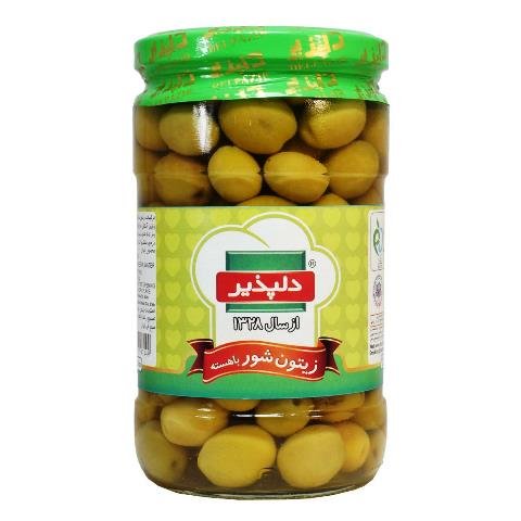 زیتون شور با هسته دلپذیر 660 گرمی