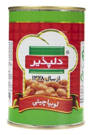 کنسرو لوبیا چیتی دلپذیر 420 گرمی