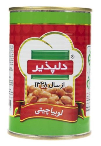 کنسرو لوبیا چیتی دلپذیر 420 گرمی
