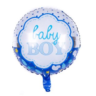 بادکنک فویلی گرد بی بی BOY