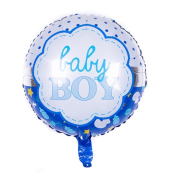 بادکنک فویلی گرد بی بی BOY