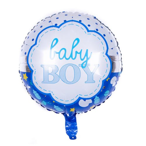 بادکنک فویلی گرد بی بی BOY