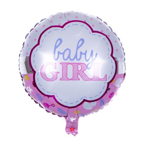 بادکنک فویلی گرد بی بی GIRL