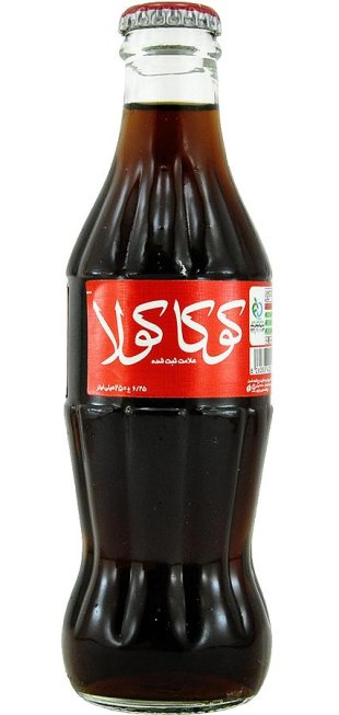 نوشابه شیشه ای کوکاکولا 250 میلی لیتری