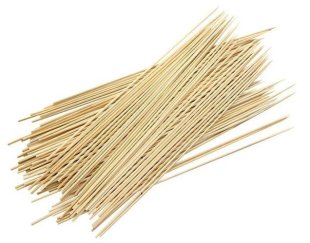 سیخ چوبی 30 سانتی متری بسته 100 عددی