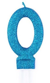 شمع اکلیلی آبی عدد 0 (صفر)