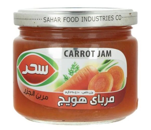 مربا هویچ شیشه سحر 390 گرمی