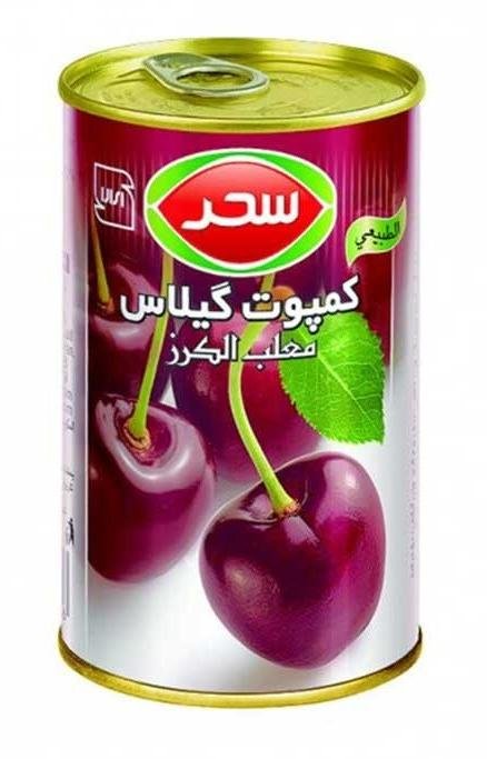 کمپوت گیلاس سحر 410 گرمی