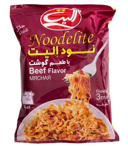 نودل با طعم گوشت الیت 75 گرمی