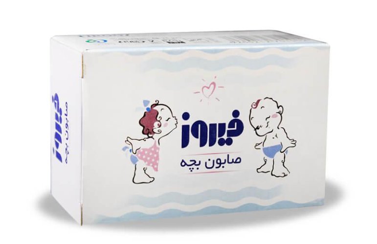 صابون بچه حاوی روغن نارگیل فیروز 75 گرمی