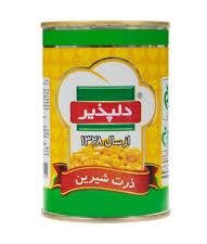 کنسرو ذرت شیرین دلپذیر 100 گرم