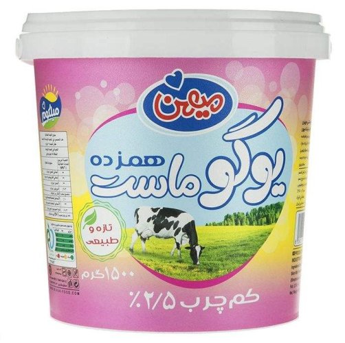 یوگو ماست همزده کم چرب میهن 1.5 کیلو گرم