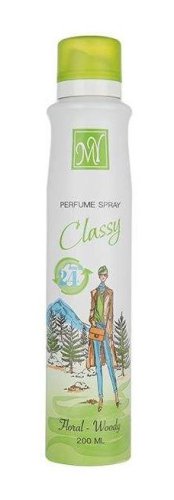 اسپری خوشبو کننده بدن زنانه مای مدل classy حجم 200 میلی لیتر