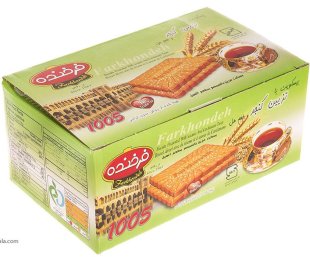 بیسکوییت با طعم هل و تزیین کنجد فرخنده 850 گرم