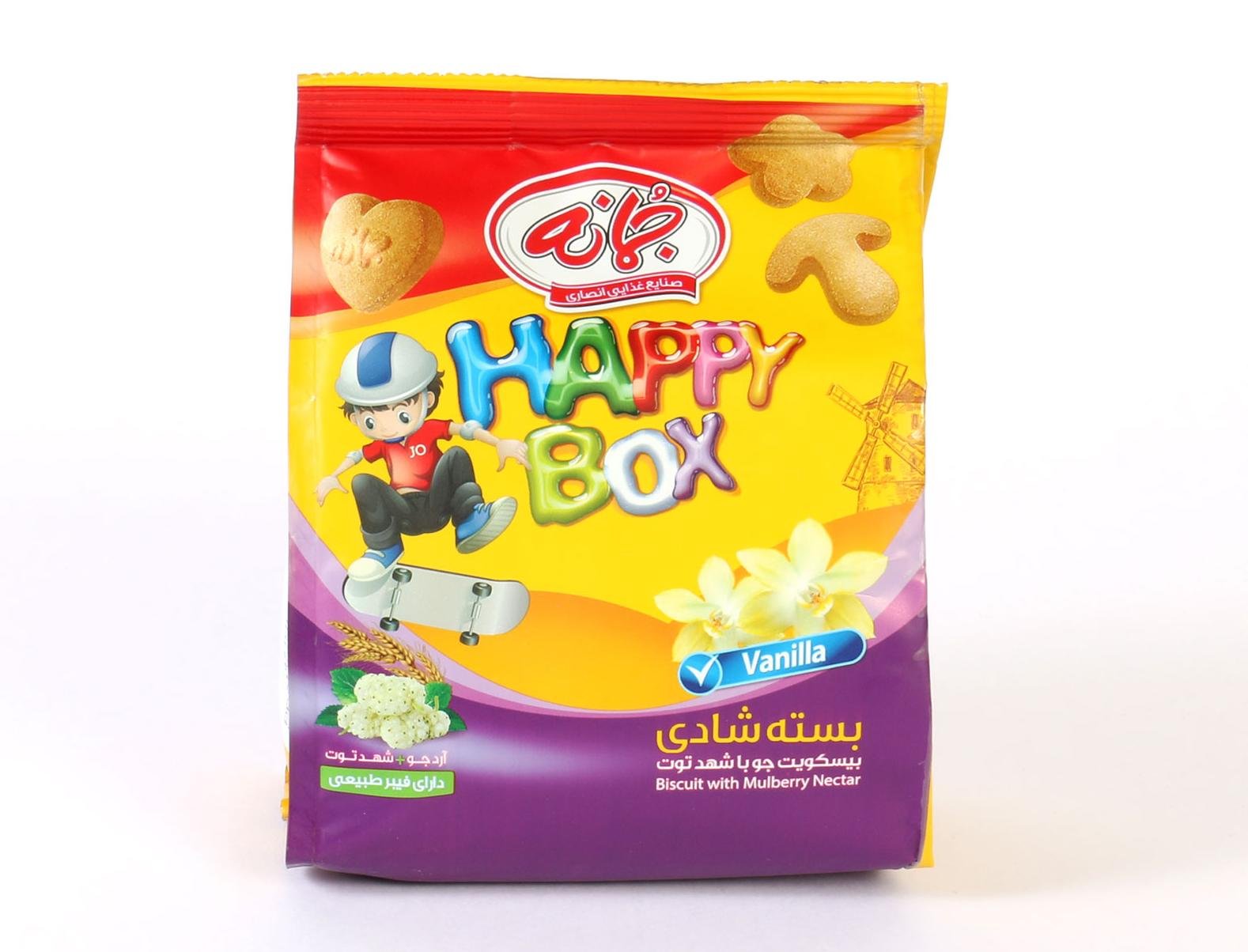 بیسکویت جو با شهد توت بسته شادی 150 گرم