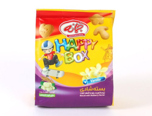 بیسکویت جو با شهد توت بسته شادی 150 گرم