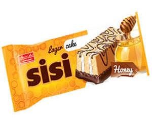 کیک لایه ای شیر عسل با کرم کاکائویی سی سی شیرین عسل 40 گرم