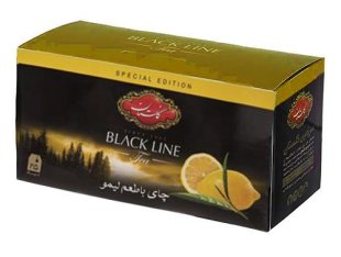 چای سیاه تی بگ با طعم لیمو گلستان 25 عددی