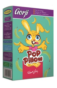 غلات صبحانه موزی با کرم شیری بر پایه گندم و ذرت گرجی 300 گرم