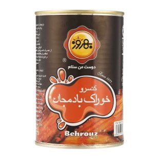کنسرو خوراک بادمجان بهروز 380 گرم
