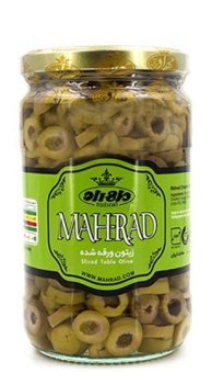 زیتون اسلایس شده مهراد 650 گرمی
