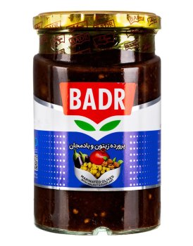 زیتون پرورده و بادمجان بدر 610 گرم