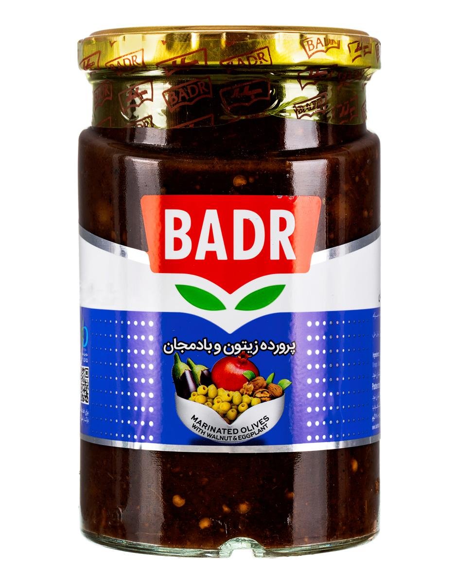 زیتون پرورده و بادمجان بدر 610 گرم