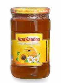 عسل طبیعی شیشه آذر کندو 900 گرم