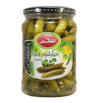 خیارشور تخمیری درجه یک سحر 1450 گرم