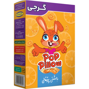 غلات صبحانه پرتقالی با کرم شیری بر پایه ذرت و گندم گرجی 300 گرم