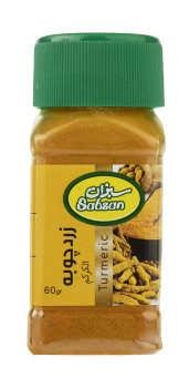پودر زردچوبه سبزان 60 گرم