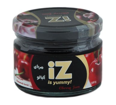 مربا آلبالو شیشه ایز 300 گرم
