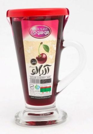 مربا لیوانی آلبالو موسوی 250 گرم