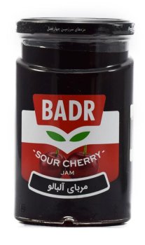مربا آلبالو شیشه بدر 810 گرم