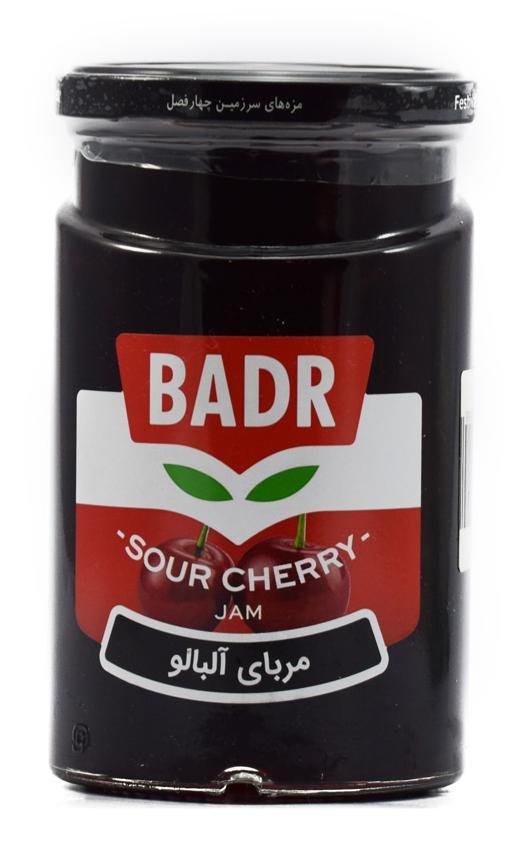 مربا آلبالو شیشه بدر 810 گرم