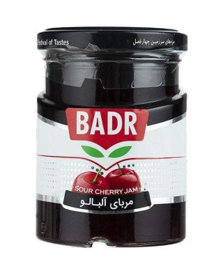 مربا آلبالو شیشه بدر 300 گرم