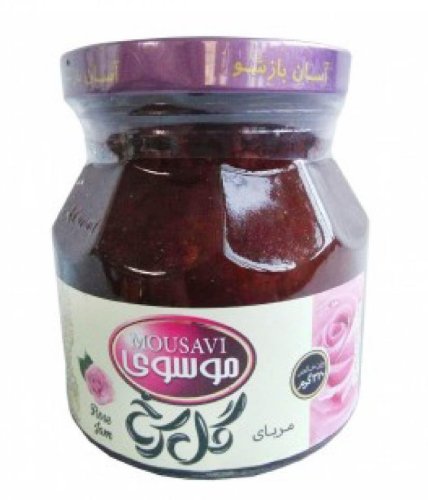 مربا گل سرخ شیشه موسوی 320 گرم