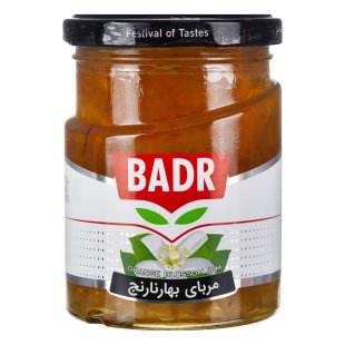 مربا بهار نارنج شیشه بدر 300 گرم
