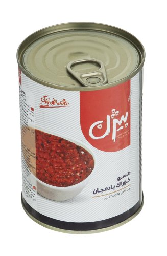 کنسرو خوراک بادمجان بیژن 380 گرم