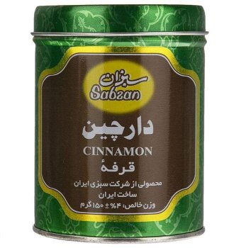 پودر دارچین سبزان 150 گرم
