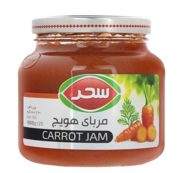 مربا هویج شیشه سحر 1800 گرم