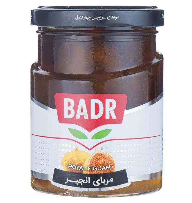 مربا انجیر شیشه بدر 300 گرم